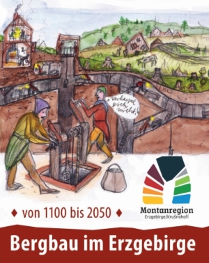 Handgezeichneter Bergmann